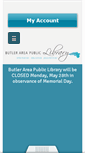 Mobile Screenshot of butlerlibrary.info